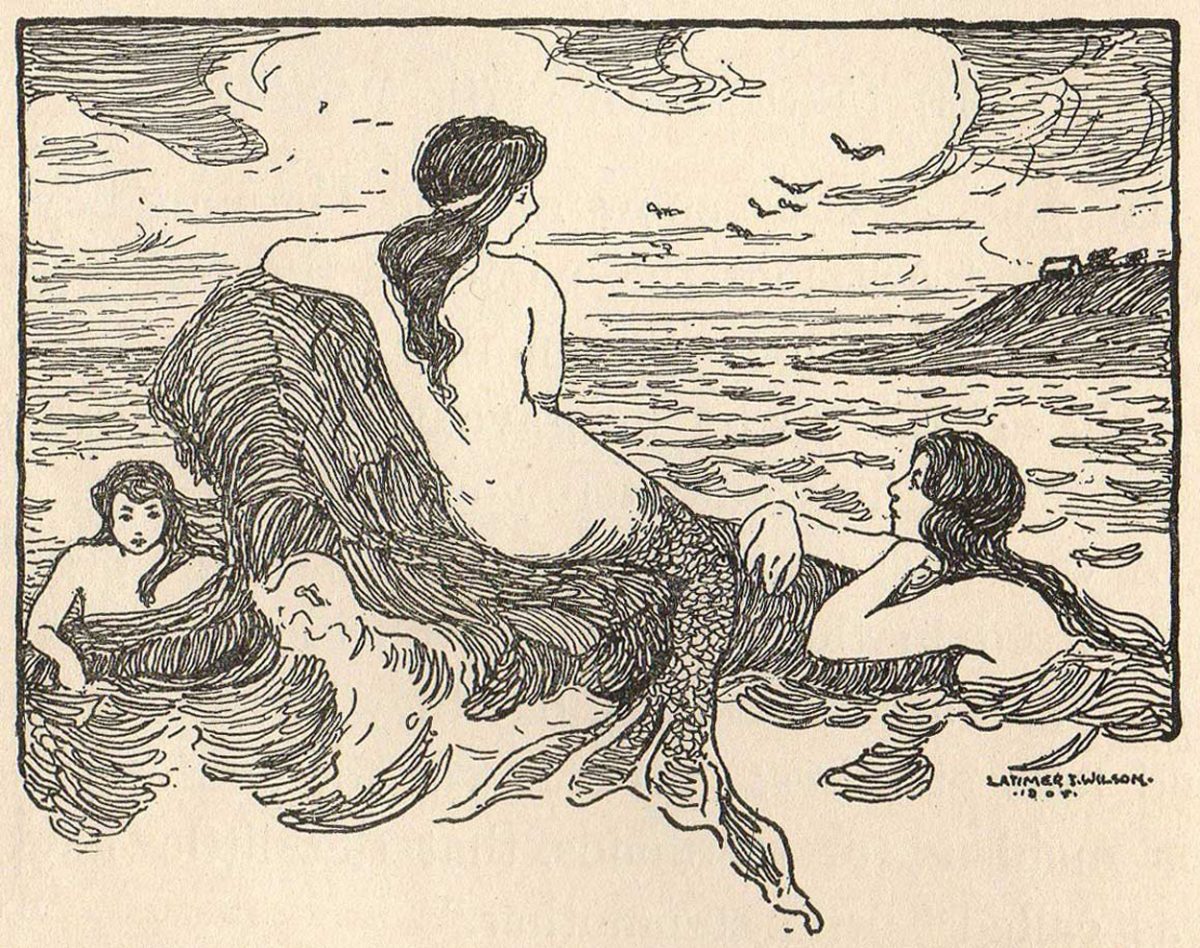 Mermaids. Latimer Wilson 1908