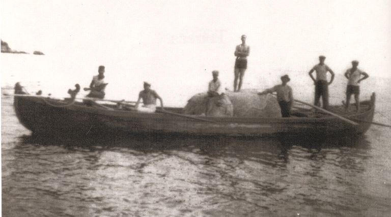 tonera boat used to fish for tuna in the Trieste seaboard