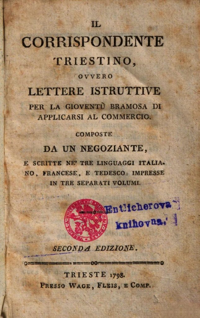 handbook of business correspondence Il corrispondente Triestino 